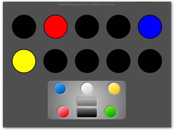 Mehrfachreaktionstest Web App