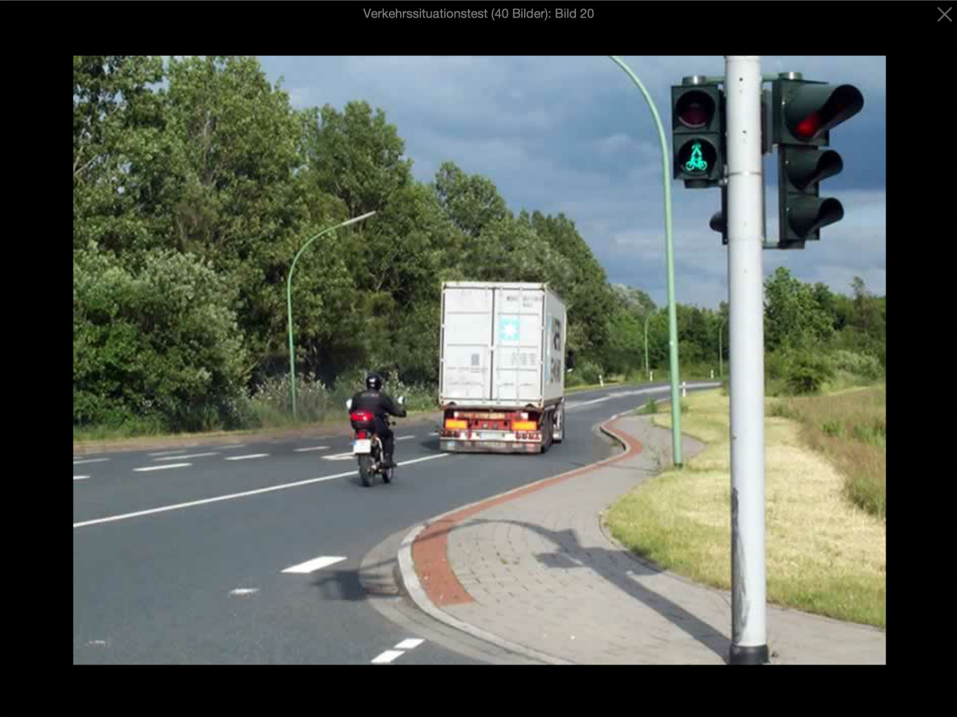 Verkehrssituationstest