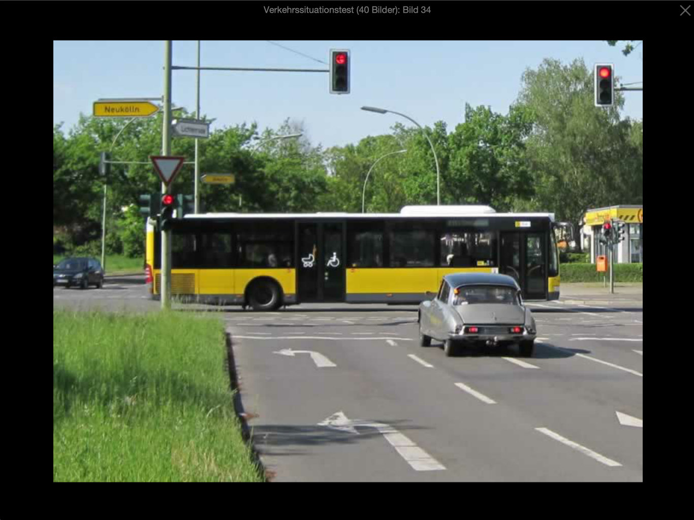 Verkehrssituationstest