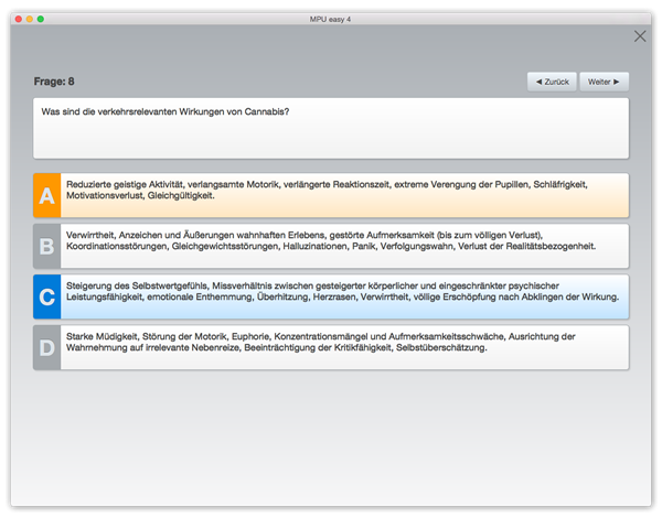 Drogen Grundlagenwissen Wissenstest